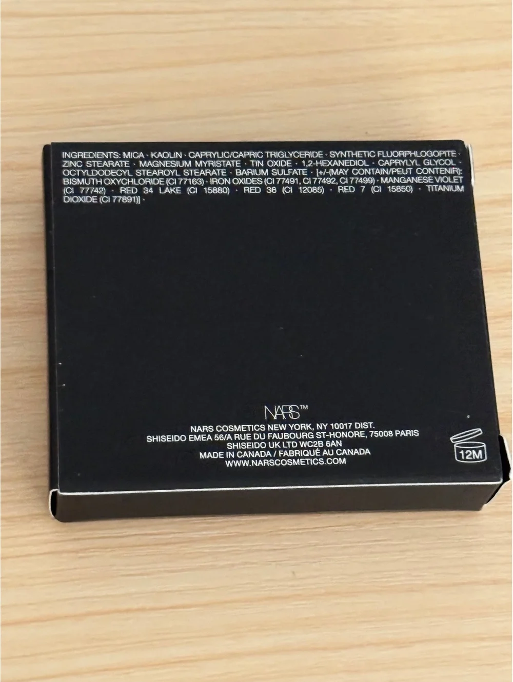 NARS Blush Deep Throat 0.17 oz / 4.8g Full Size Refillable NEW IN BOX